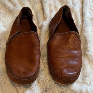Frye Women’s Slip-On Leather Shoes in Brown